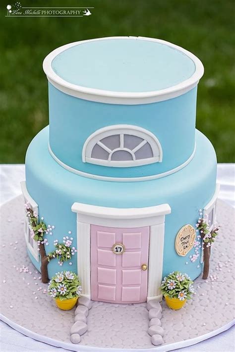 Blue House Cake - Amazing Cake Ideas