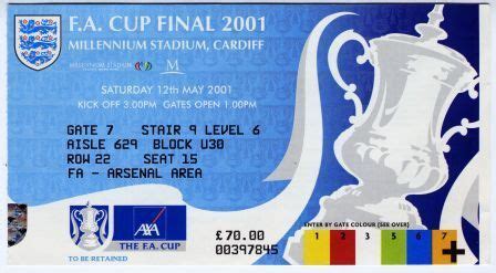 Liverpool v Arsenal Ticket Football Ticket, Arsenal Football, Fa ...