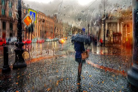 Rainy Russian Street Photography Looks Like Oil Paintings | Bored Panda