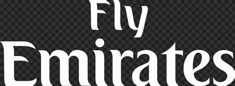 Fly Emirates White Logo HD PNG | Website color palette, Square logo ...