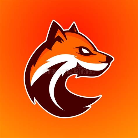 Modern Professional Logo For Sport Team. Fox Mascot. Foxes, Vector Symbol On A Dark Background ...