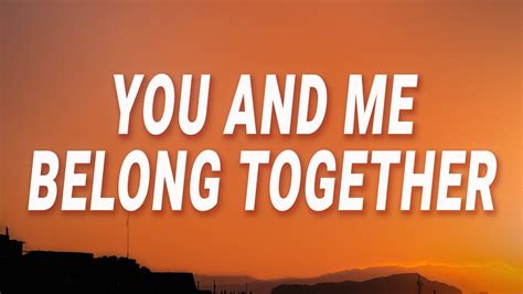 Mark Ambor - You and me belong together (Lyrics) Chords - Chordify