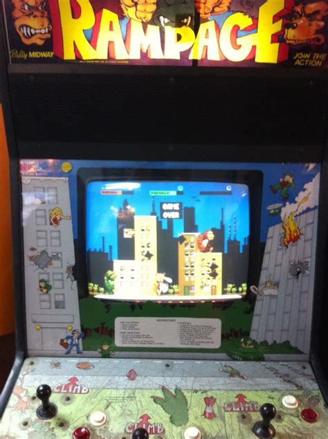 Rampage | Arcade games, Arcade, Arcade machine