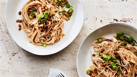 Spicy Buckwheat Noodles With Chicken Recipe | Epicurious