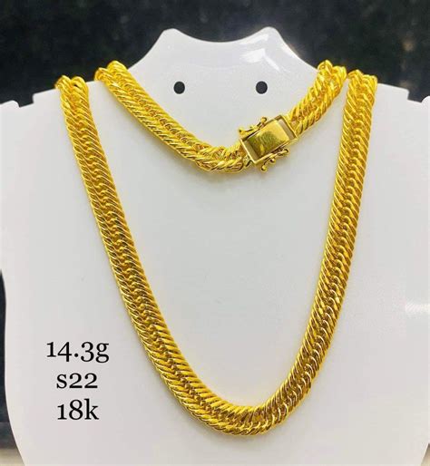 18k SAUDI GOLD NECKLACE, Women's Fashion, Jewelry & Organizers, Necklaces on Carousell