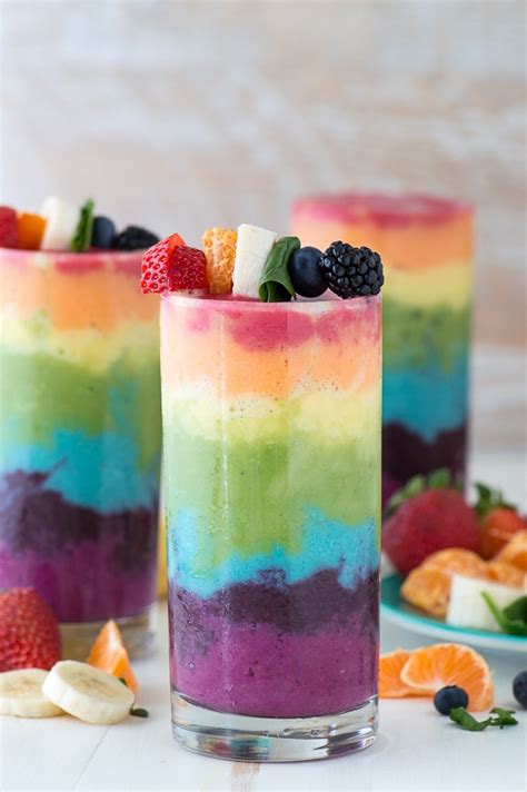 Rainbow Fruit Smoothie Is A Healthy Treat Everyone Will Love