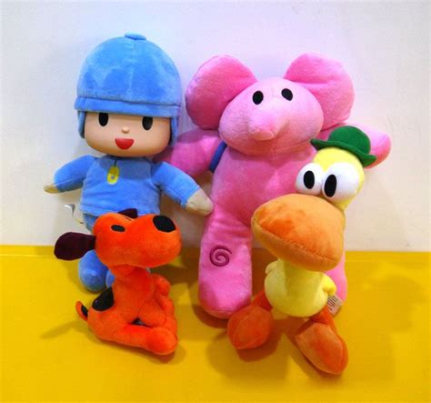 2019 Pocoyo Plush Doll Set TV Cartoon Pocoyo Toys Pink Elephant Elly Duck Pato Loula Puppy Dog ...