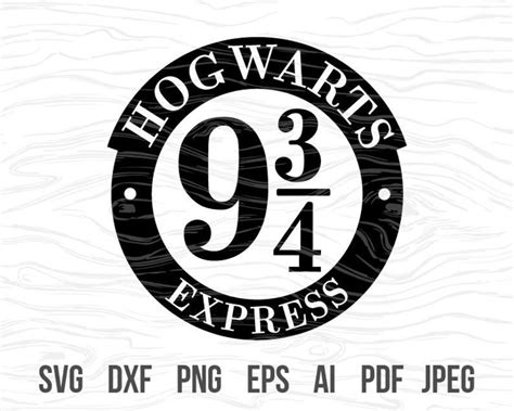 Hogwarts Express svg Platform 9 3/4 svg Platform 9 3/4 | Etsy in 2021 | Hogwarts express, Potion ...