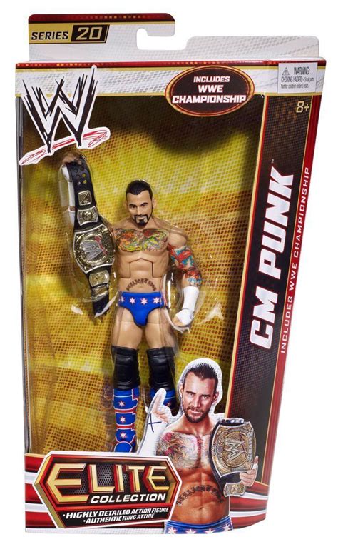 WWE Elite Collection CM Punk Action Figure | Cm punk, Action figures ...