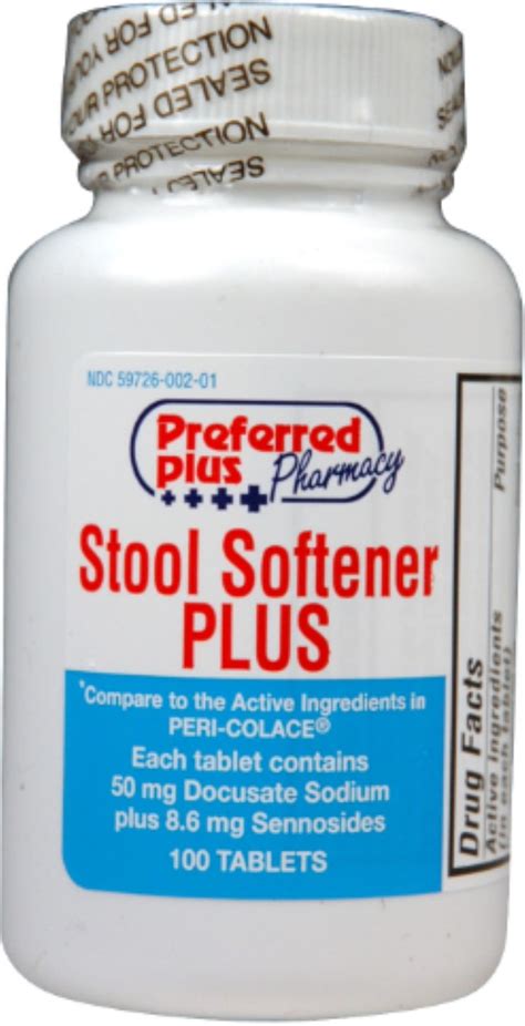 Stool Softener PLUS Tablets [Stool Softener plus Laxative] 100 ea (Pack of 4) - Walmart.com