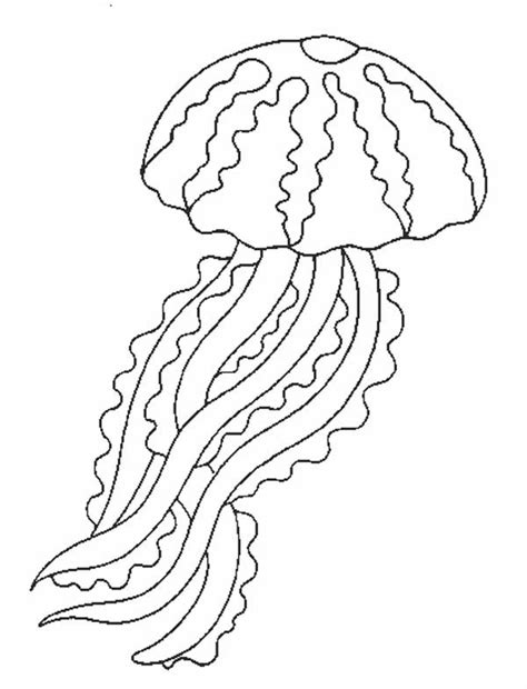 Jellyfish #20380 (Animals) – Free Printable Coloring Pages