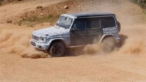 Watch 2023 Mercedes-Benz EQG Electric G-Class Do A Proper Tank Turn