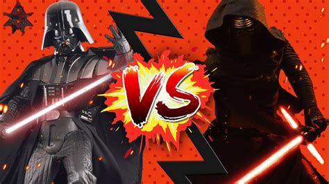 Kylo Ren vs. Darth Vader - Cinema Showdown - YouTube