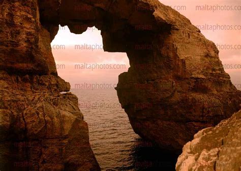 Gozo Wied Il Mielah Nature Landmarks Arch - Malta Photos