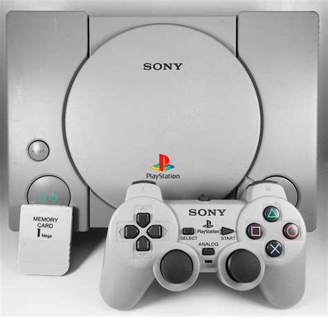 Playstation 1 m Controller & (Uorig) Memory Card (SCPH-7002) - SpilTema