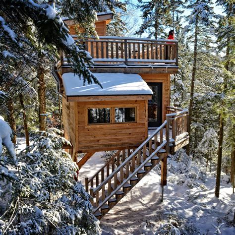 These Treehouses Are Even Better in Winter