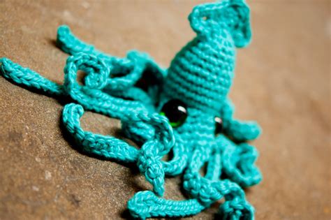 Ruby Submarine: Realistic Squid Crochet Pattern is here!