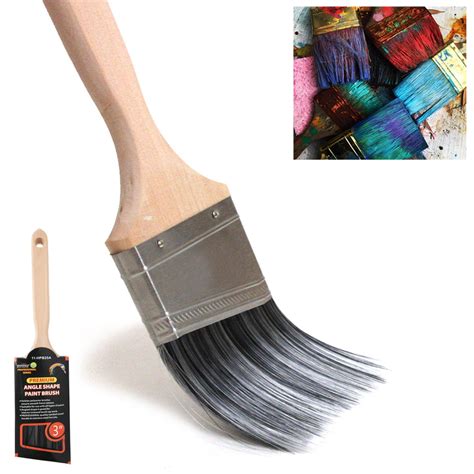 Paint Brush Angle 3 House Wall Home Interior Exterior Brushes Professional New - Walmart.com