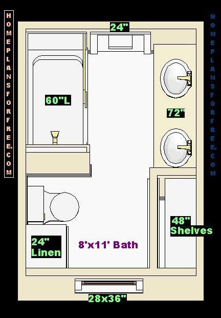 7 X 8 Bathroom Layout