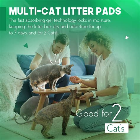PETSWORLD Multi Cat Pad Refills for Tidy Cats Breeze Litter System, Ultra-Absorb – Festival ...