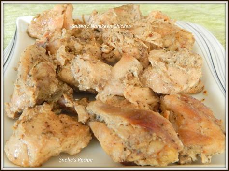 Salted / Namkeen Chicken - Sneha's Recipe