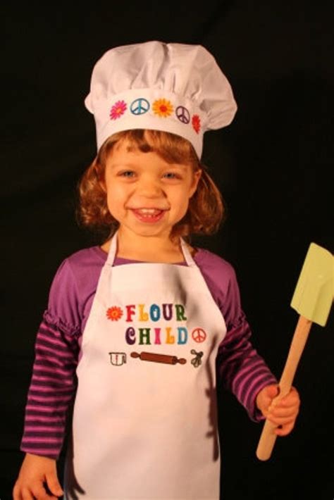 PERSONALIZED CHILDREN'S Apron Set Chef Hats Kids Kitchen - Etsy