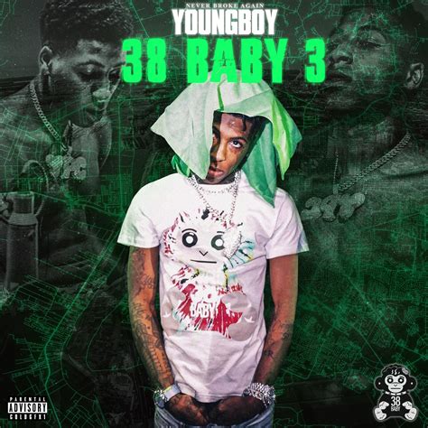 NBA YoungBoy - 38 Baby 3 💚 : r/freshalbumart