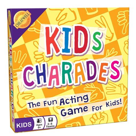 Kid's Charades Game - CraftyArts.co.uk