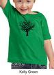 Kids Yoga Shirt Black Tree of Life Toddler Tee Shirt - Black Tree of Life Kids Yoga Shirts