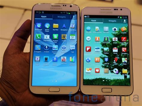 Samsung Galaxy Note 2 vs Galaxy Note Comparison Photos and Video