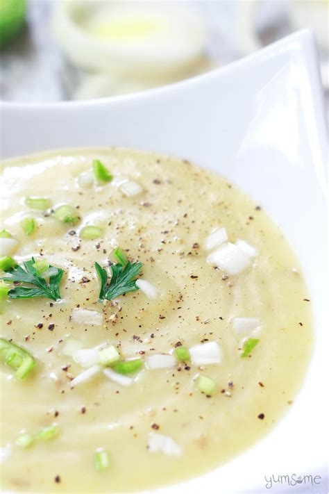 Hearty Vegan Potato, Leek, and Cheese Soup