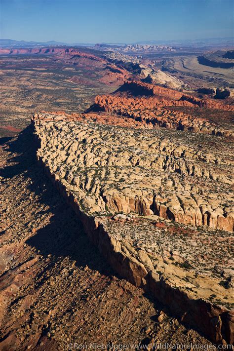 Aerial Waterpocket Fold | Capitol Reef National Park, Utah. | Photos by Ron Niebrugge