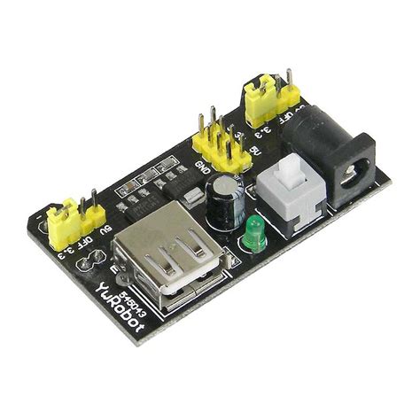 3.3V & 5V Breadboard Power Supply - Invent Electronics