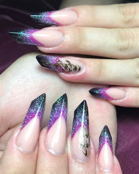 22 Exciting Edge Nail Designs To Set Your Nails Apart | Uñas de gel ...