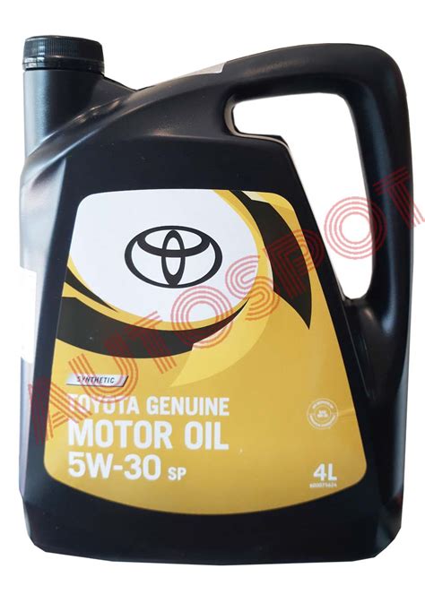 TOYOTA MOTOR OIL 5W-30 4L - AUTOSPOT