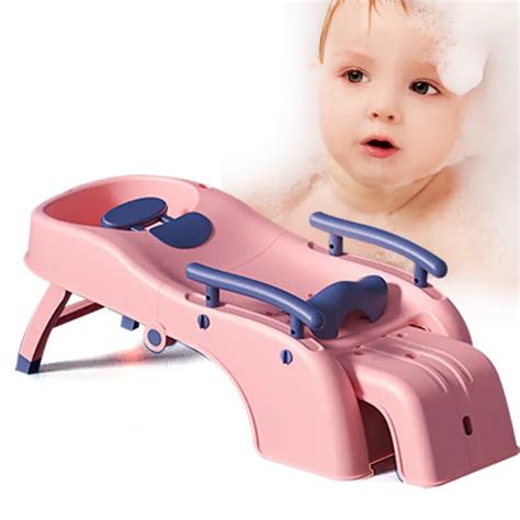 KIDS HAIR WASHING Chair,Backwash Chair Tear-Free Portable Folding Shampoo Barber $52.25 - PicClick