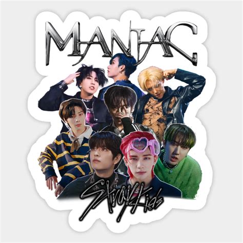 skz maniac - Stray Kids - Sticker | TeePublic