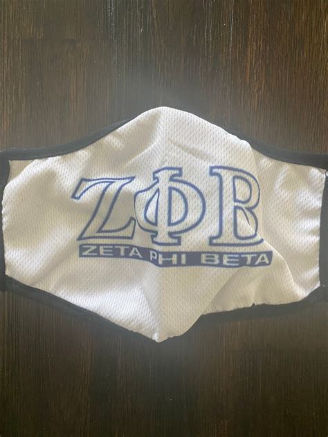 Zeta Phi Beta White - Etsy