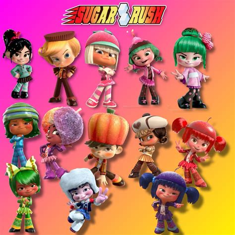 The Racers of Sugar Rush by Darkmegafan01 on DeviantArt