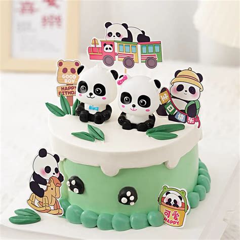 Jual Cake Topper Panda Babybus Kiki Miu Miu / Hiasan Kue Baby Bus Kiki ...