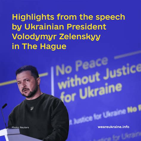 Highlights from the speech by Ukrainian President Volodymyr Zelenskyy ...