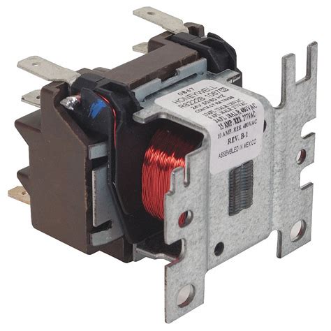 HONEYWELL Magnetic Relay, AC Switching, 24 Coil Volts, SPDT, 3/4 HP - 2E681|R8222B1067 - Grainger