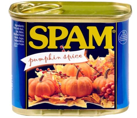 Pumpkin Spice Spam. This is why we can't have nice things. | Weird food ...