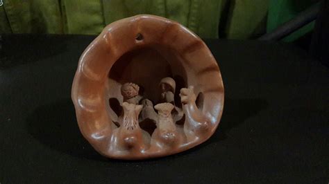 Small handmade nativity scene. Clay handicraft | Nativity scene, Clay, Nativity