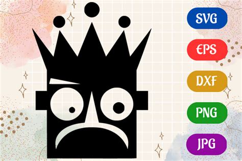 King | Black and White Logo Vector Art Graphic by Creative Oasis ...