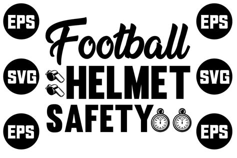 Football Helmet Safety Graphic by HASSHOO · Creative Fabrica