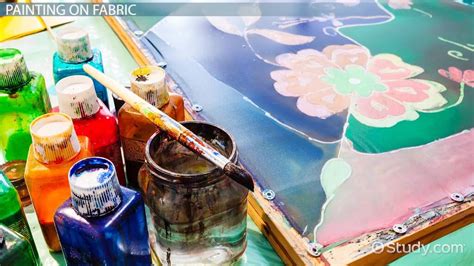 Fabric Painting Definition, Techniques & Steps - Lesson | Study.com