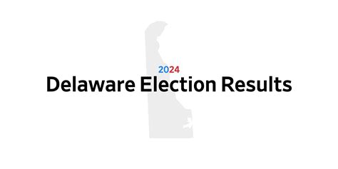 Delaware Primary Election 2024: Live Results — WSJ