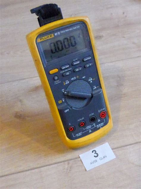 Fluke 87V True RMS Digital Multimeter with Carry Case/Manuals/Probes | eBay