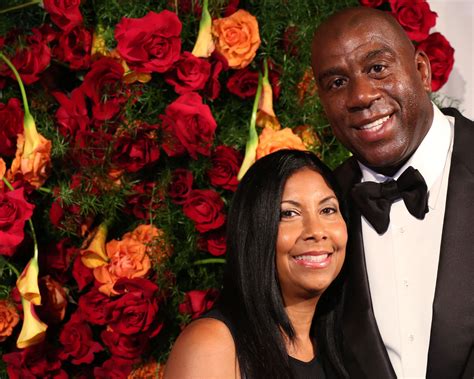 Magic Johnson and Wife Cookie Celebrate 25th Wedding Anniversary